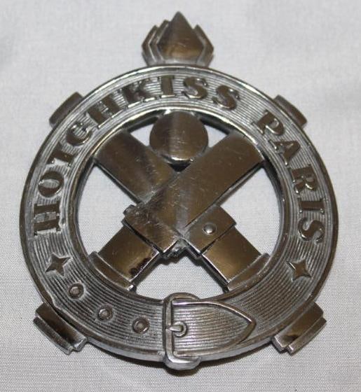 1948 Hotchkiss Paris Radiator Emblem Badge (1 of 2)