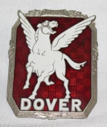 1929-1930 Dover Radiator Emblem Badge (1 of 2)