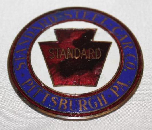 1921-1922 Standard Steel Car Radiator Emblem Badge (1 of 2)