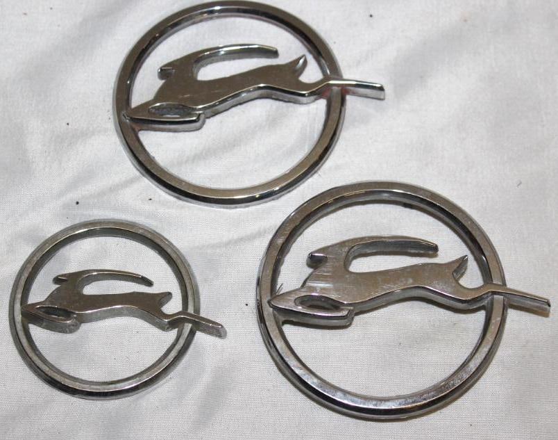 1962-1964 Chevrolet Impala Emblem Badges: largest 3.25" diameter
