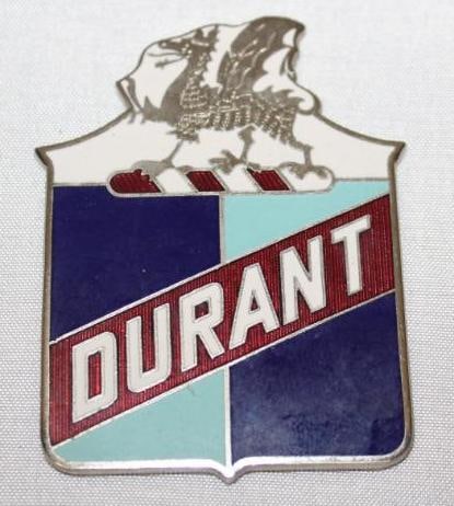 1922-1926 Durant Radiator Emblem Badge (1 of 2)