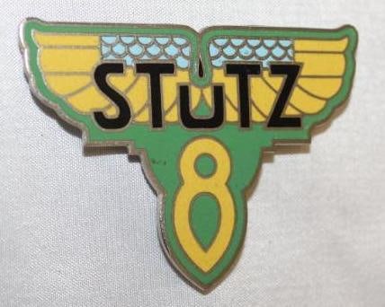 1926-1927 Stutz 8 Radiator Emblem Badge (1 of 2)