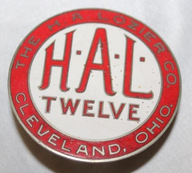 1926 HAL Twelve Lozier Radiator Emblem Badge (1 of 2)