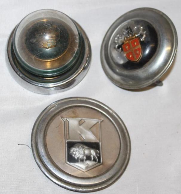 Group of 4 1950's -1960's Automobile Horn Buttons Cadillac, Kaiser, Studebaker (1 of 5)