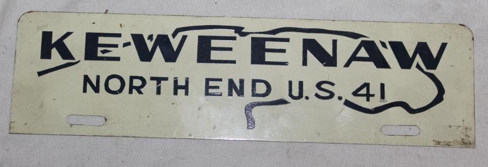 Keweenaw Michigan City License Plate Extension US 41 (1 of 2)