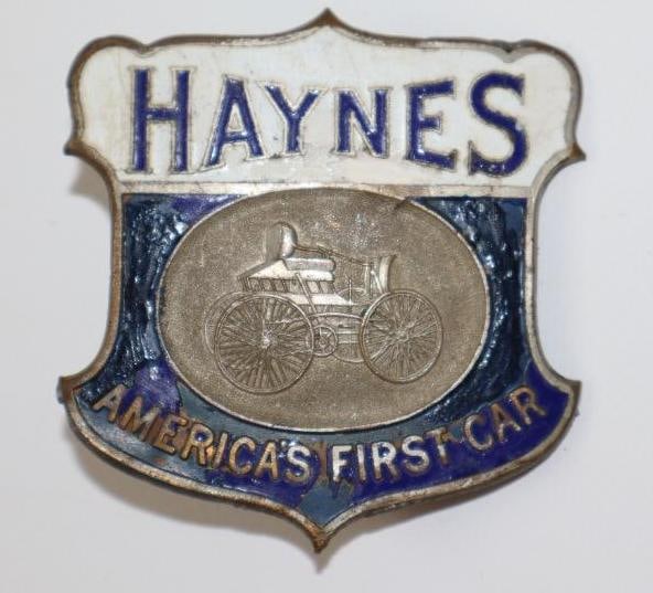 1917-1924 Haynes Motor Car Co Radiator Emblem Badge (1 of 2)