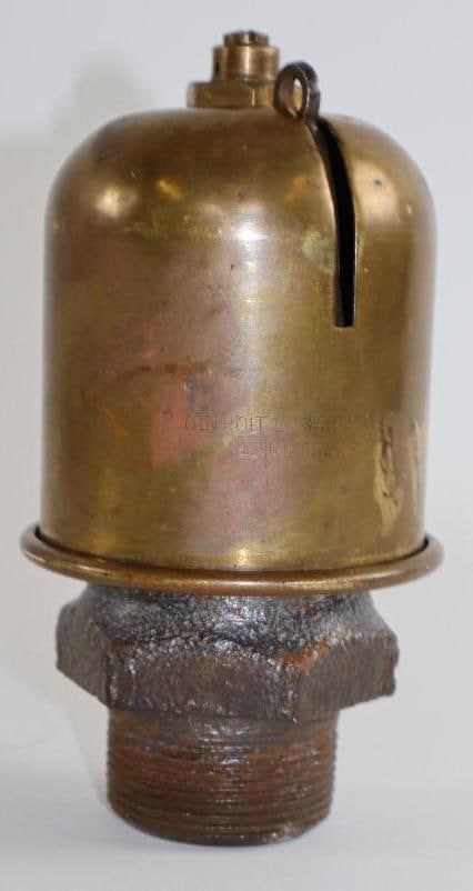 Early Brass Exhaust Steam Whistle (1 of 3)