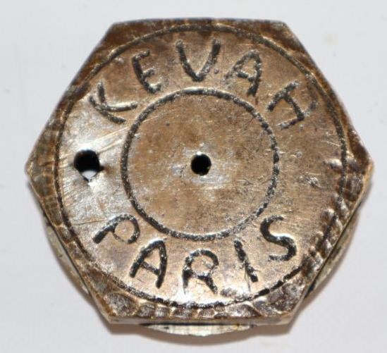 Kevah Paris Brass Automobile Threaded Hubcap (1 of 2)