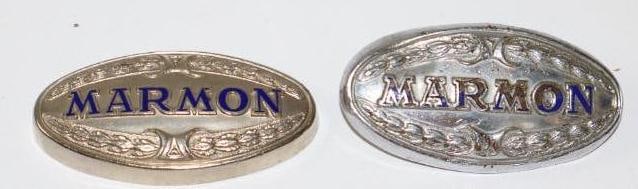 Group of 2 1920-1924 Marmon Motor Car Co Radiator Emblem Badges (1 of 2)