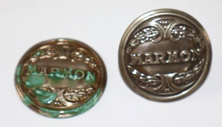 Group of 2 1916-1922 Marmon Motor Car Co Radiator Emblem Badges (1 of 2)