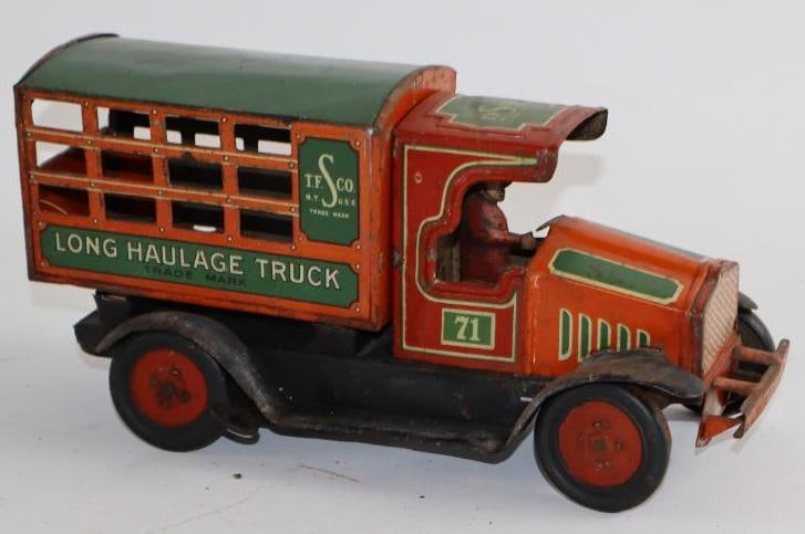 Strauss Tin Toy Windup Truck (1 of 7)