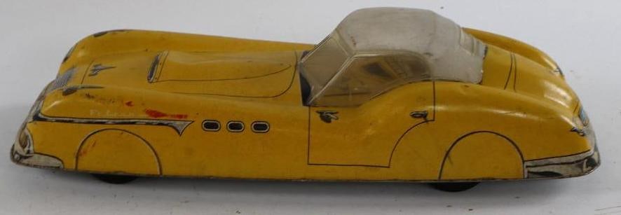 Louis Marx Friction Tin Litho Toy Falcon Car (1 of 3)