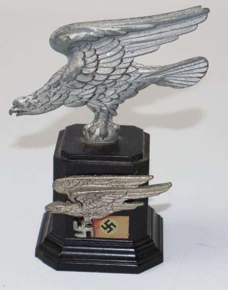 German Eagle Radiator Mascot Hood Ornament (1 of 3)