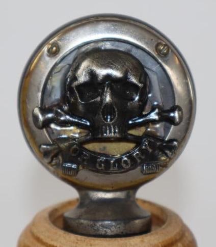 Skull & Cross Bones "Or Glory" Moto-Meter (1 of 3)