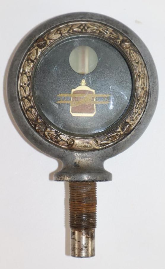1920's Boyce Packard Moto Meter w/ Airplane (1 of 2)