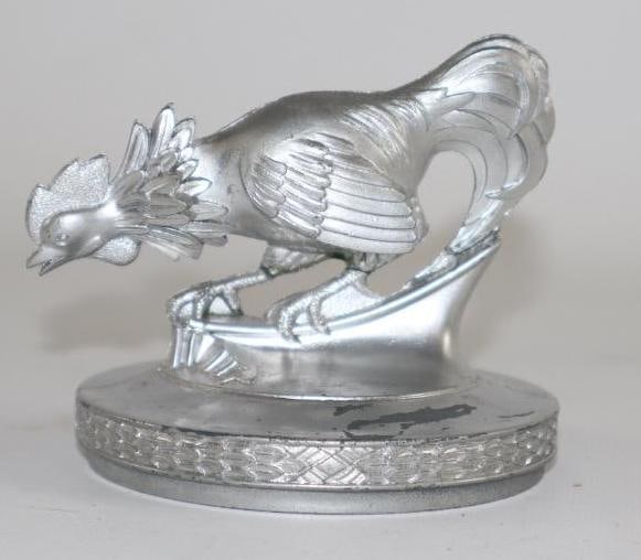 Austin Bantam Rooster Radiator Mascot Hood Ornament (1 of 3)