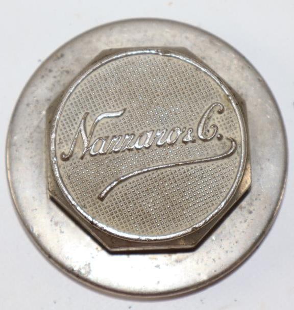 Nazzano & Co Automobile Threaded Hubcap: 3" diameter