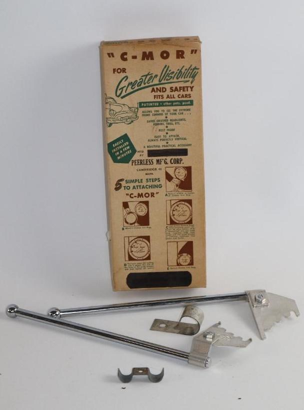 NOS Linco Products C-Mor Chrome Guide Rods: 11.5" x 4.25" x 1.5"