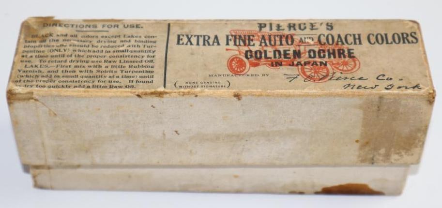 Pierces Extra Fine Auto & Coach Colors for Early Cars w/ Box: 6" x 1.75" x 1.5"