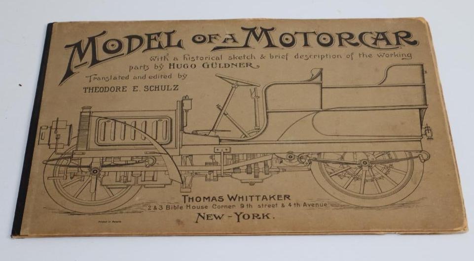 Early Model of a Motor Car Moving Parts Interactive Book (1 of 4)