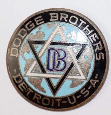 1917-1925 Dodge Brothers Radiator Emblem Badge (1 of 2)
