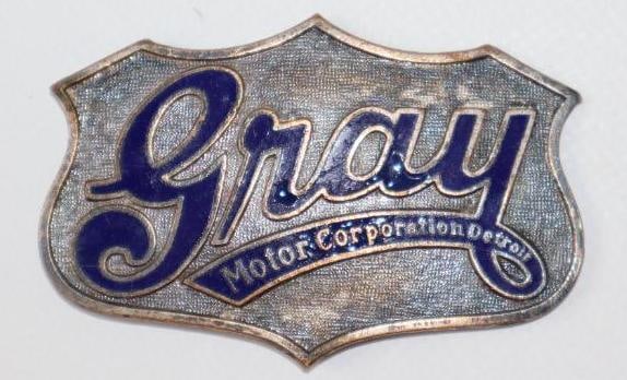 1922-1926 Gray Motor Car Co Radiator Emblem Badge (1 of 2)