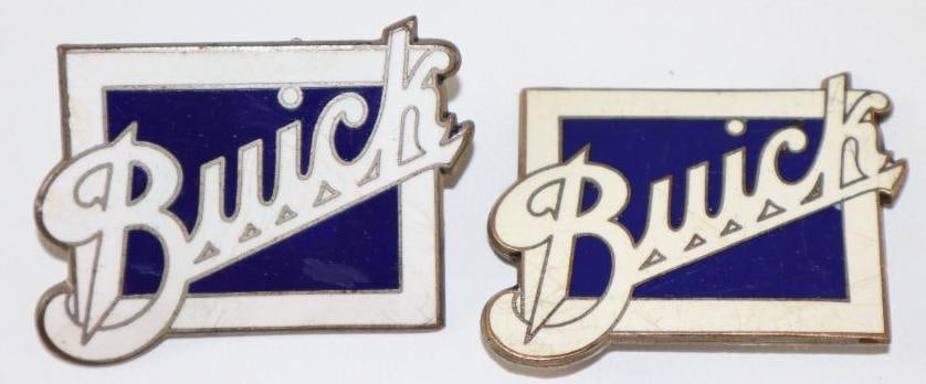 Group of 2 1923-1927 Buick Motor Car Co Radiator Emblem Badges (1 of 2)