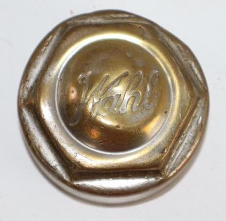 Wahl Brass Automobile Threaded Hubcap (1 of 2)