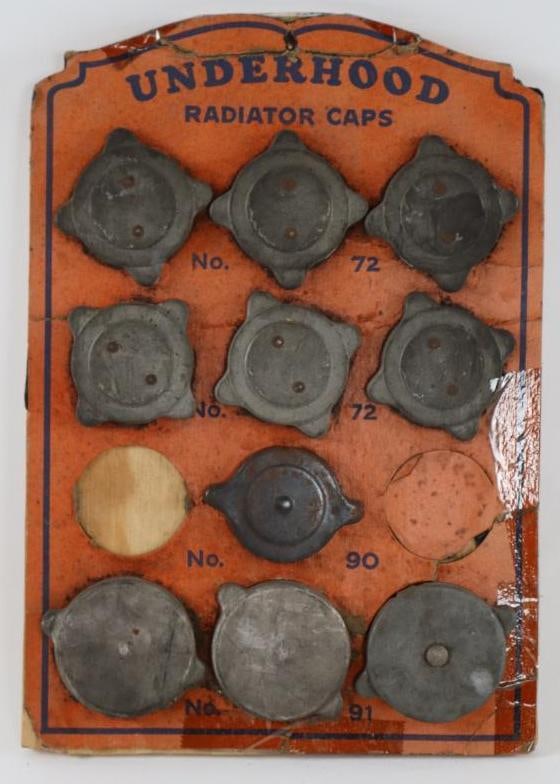 Underhood Radiator Caps Advertising Display (1 of 2)