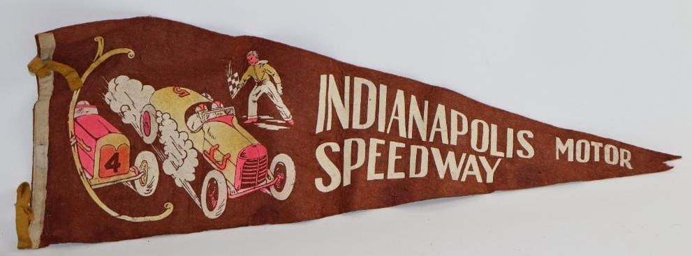 Indianapolis Motor Speedway Felt Pennant: 27" x 12"