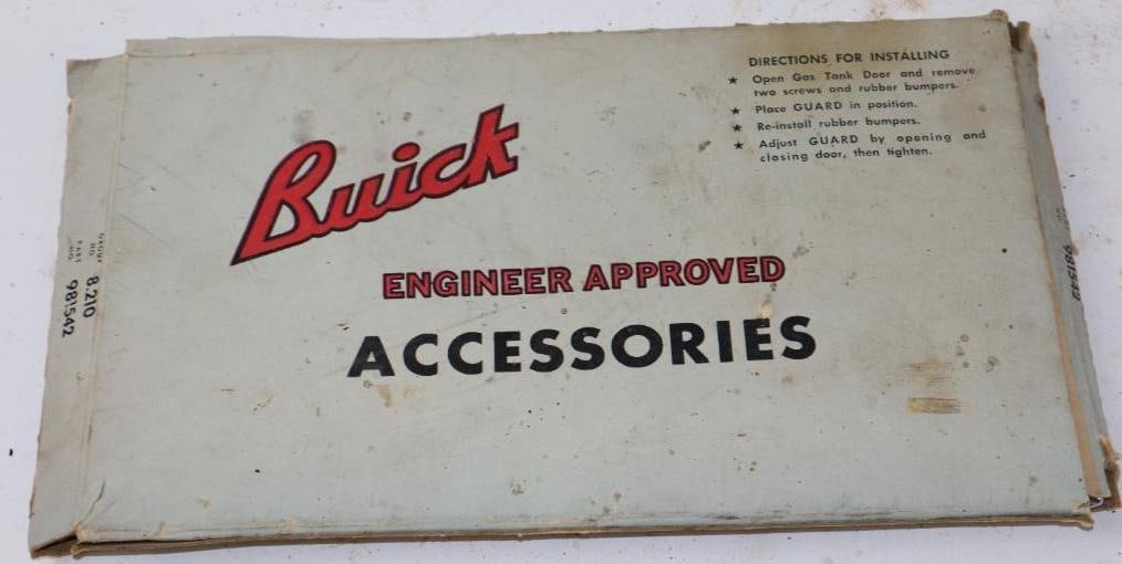 NOS 1954-1956 GM Buick Accessory Chrome Gas Door Guards (1 of 3)