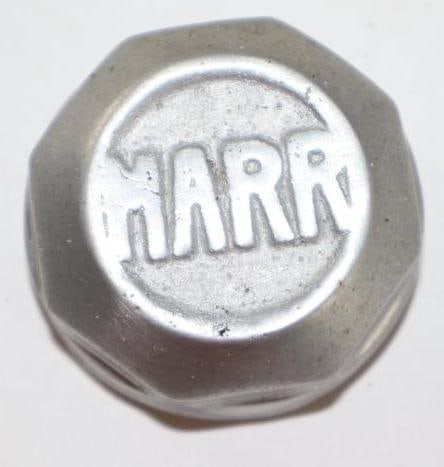 Marr Automobile Threaded Hubcap: 2" diameter