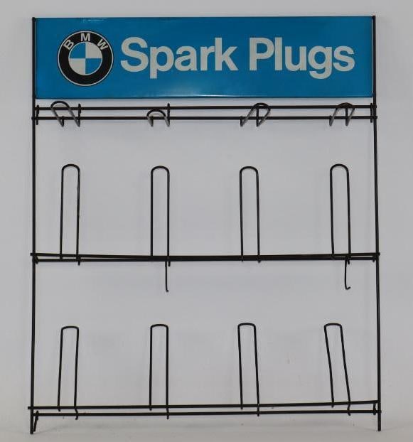 BMW Spark Plug Advertising Counter Display Rack (1 of 2)