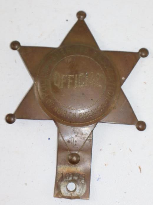Police and Sheriffs Association of North America Official License Plate Topper: 4.25" x 5.75"