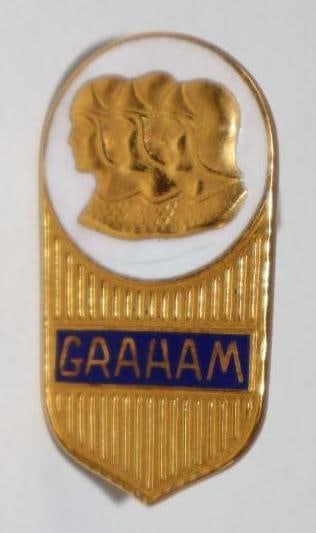 1930 Graham Brothers Radiator Emblem Badge (1 of 2)