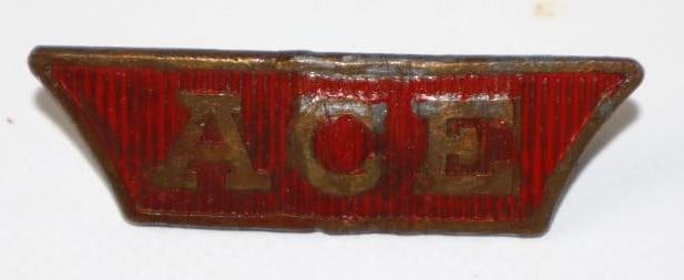 1933 Continental Ace Radiator Emblem Badge (1 of 2)