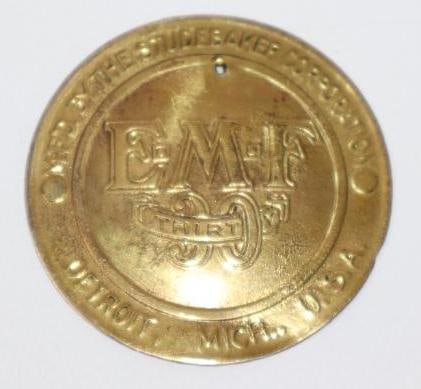 1909-1912 Studebaker E-M-F 30 Thirty Radiator Emblem Badge (1 of 2)