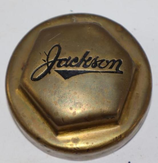 Jackson Brass Automobile Threaded Hubcap (1 of 2)