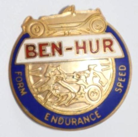 1918 Ben-Hur Radiator Emblem Badge (1 of 2)