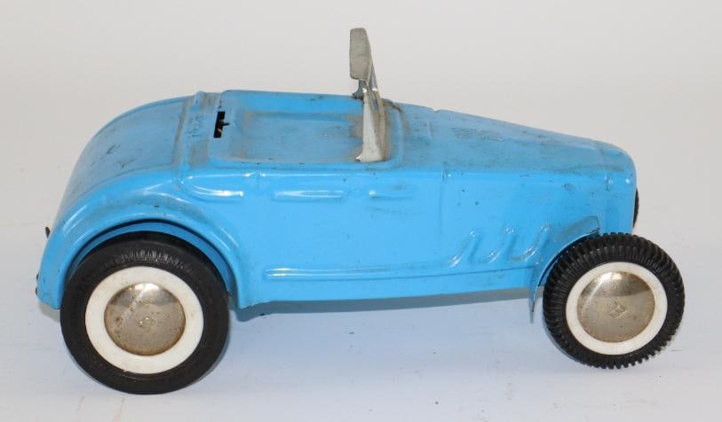 Blue Buddy L Pressed Steel Roadster Car (1 of 4)
