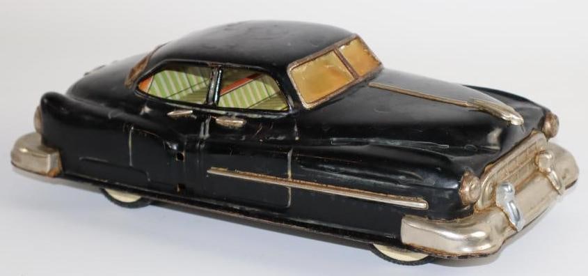 1950's Black Cadillac Sedan Friction Tin Toy Car from Japan (1 of 3)