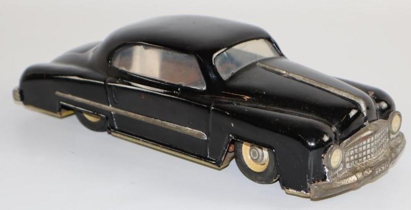 1940's-1950's German Coupe Wind Up Tin Toy Car (1 of 3)