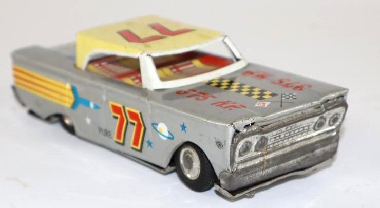 Mettoy, No. 7 Litho. Tin Toy Race Car C1940's,