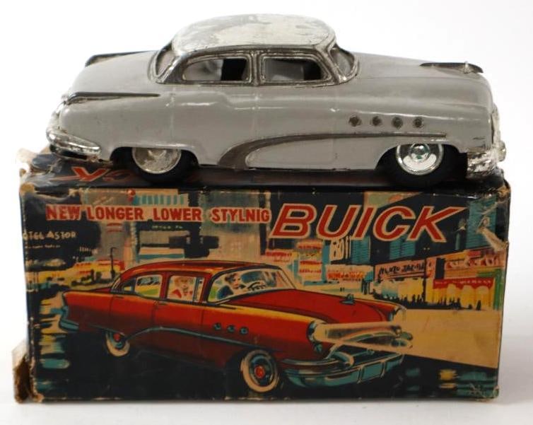 1950's Buick Friction Tin Toy Car w/ Box (1 of 3)
