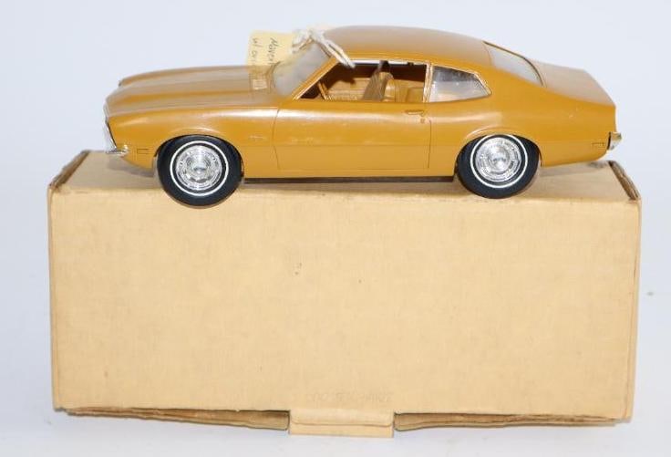 1/24 Scale Model Ford Maverick Coupe Tin Toy Car w/ Box (1 of 3)