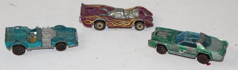 1970's Group of Three Hot Wheel Redline Die Cast Cars (1 of 3)