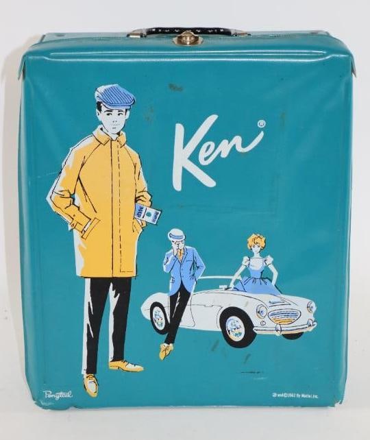1960's Mattel Ken Accessory Storage Case: 13"