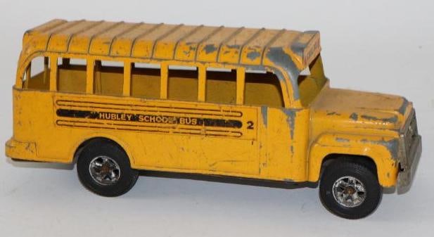 1960's Hubley Die Cast School Bus: 9.50"