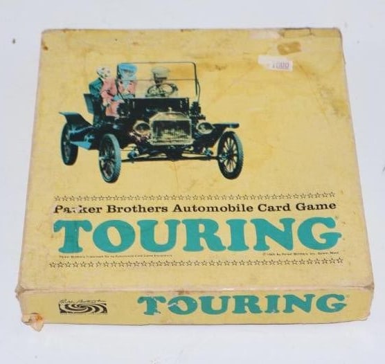 1960's Parker Brothers Touring Automobile Card Game: 7"