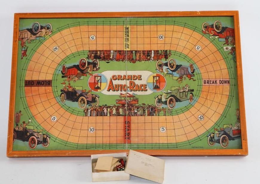 1920's Grande Auto Race Board Game (1 of 3)